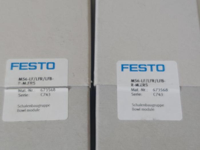 4 Stück Schalenbaugruppe, MS6-LF/LFR/LFB-R-M.ERS, 673568, Festo neu