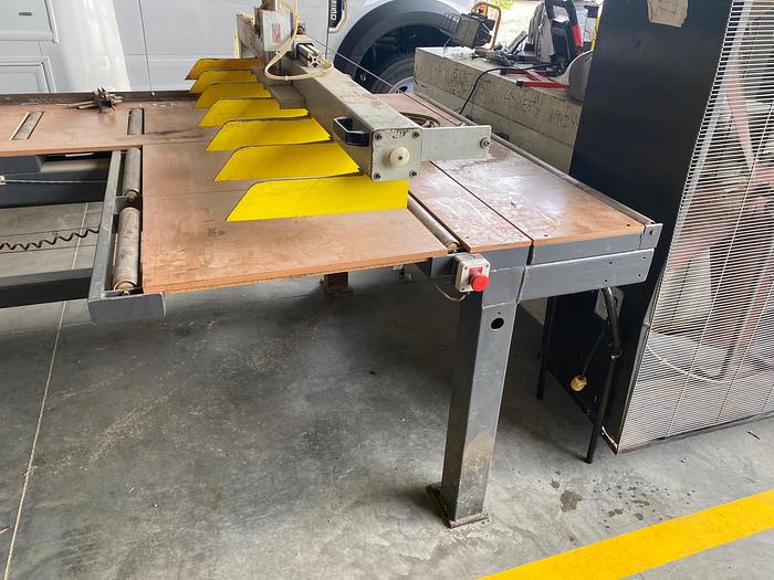 Used 2000 Fin Machine (Italy) SC2R 1600 2-Roll Glue Spreader & CLN 1600 Pinch Roller