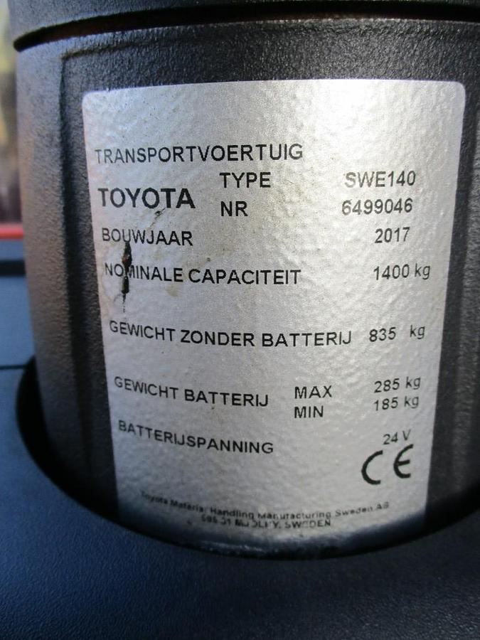 Refurbished 2017 TOYOTA SWE140 - 531