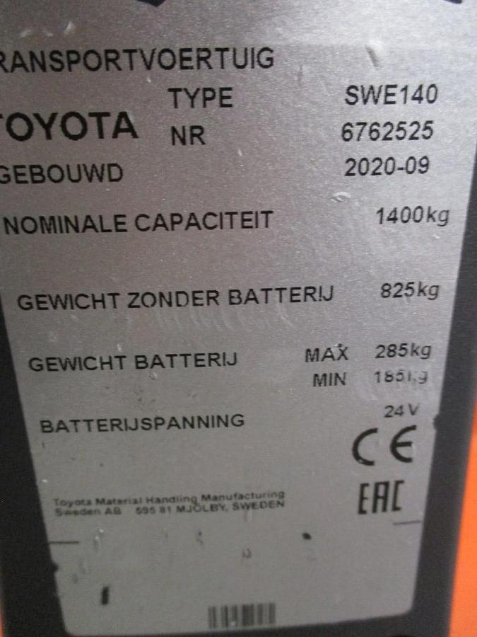 Refurbished 2020 TOYOTA SWE140 triplex - 2061
