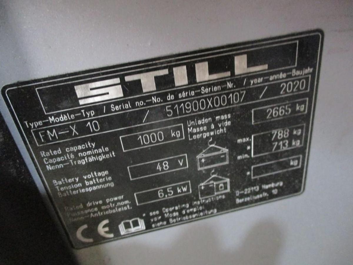 Refurbished 2020 STILL FM X10 - 3835