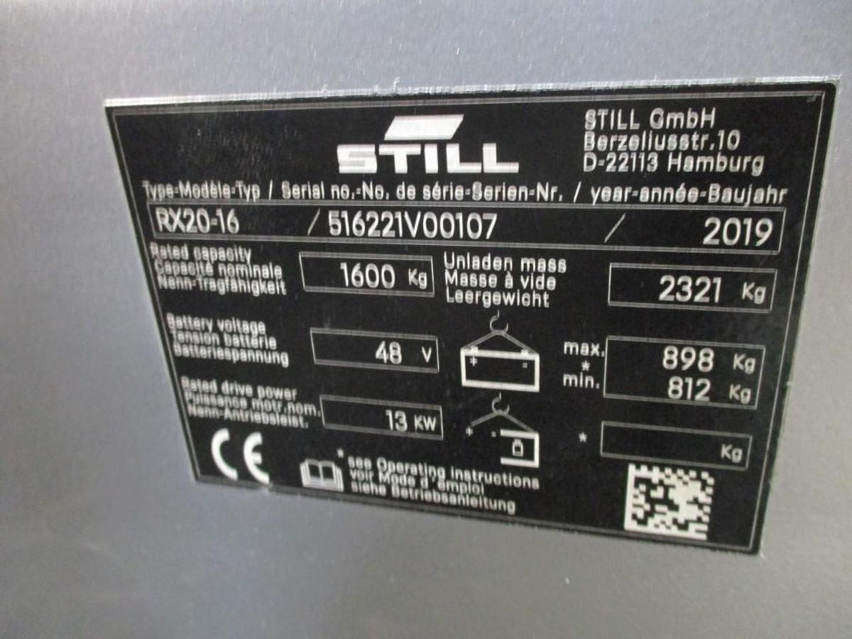 Refurbished 2019 STILL RX20-16 - 9690
