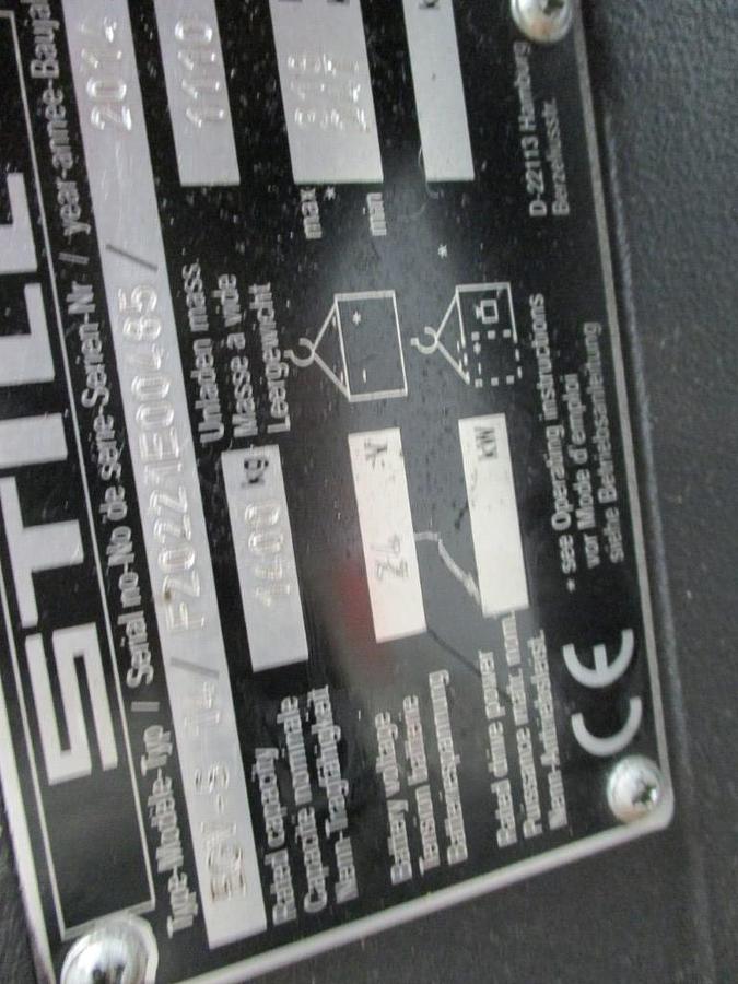 Used 2014 STILL EGVS14 triplex - 1545