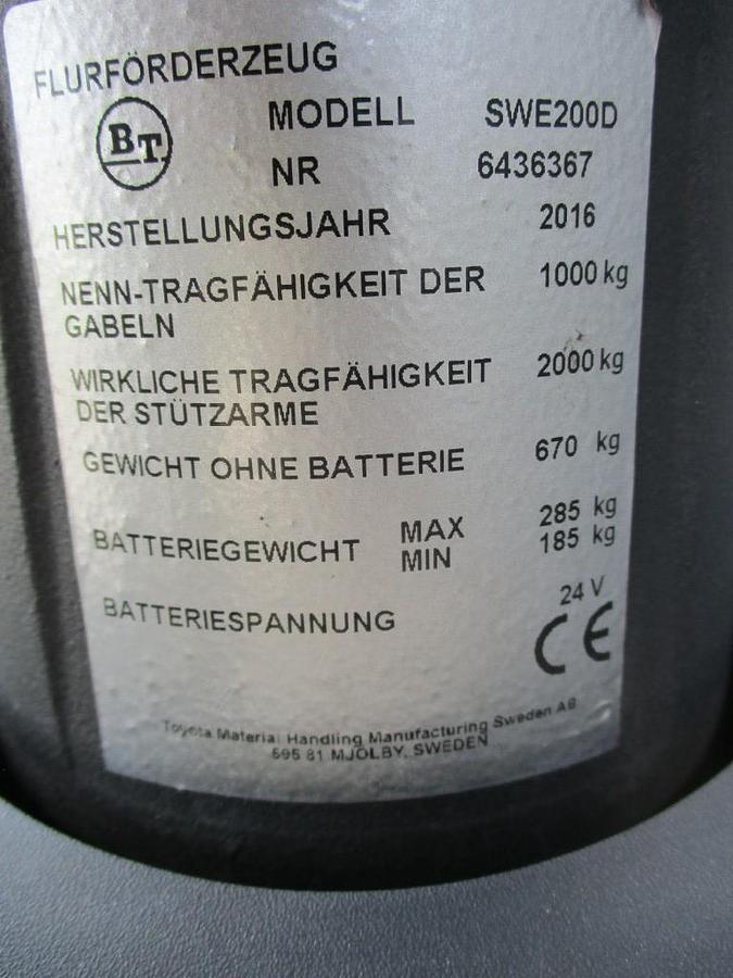 Refurbished 2016 BT SWE200D - 1443