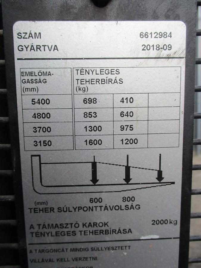 Refurbished 2018 TOYOTA SWE160L triplex - 1555