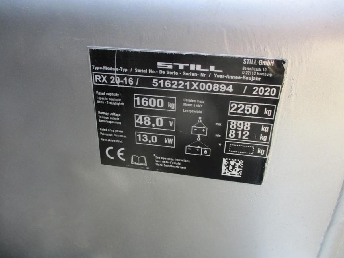 Refurbished 2020 STILL RX20-16 - 7615