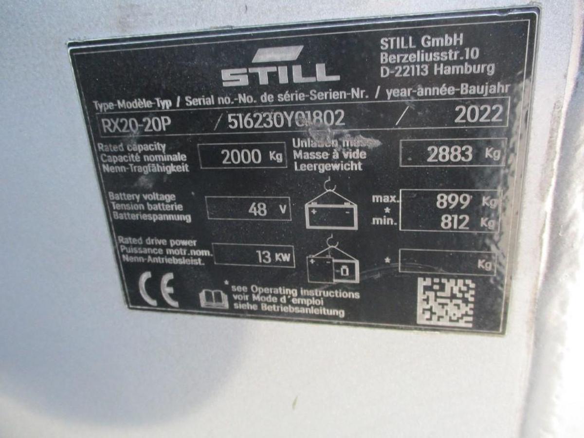 Refurbished 2022 STILL RX20-20P - 5959