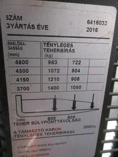 Refurbished 2016 BT SPE 140L