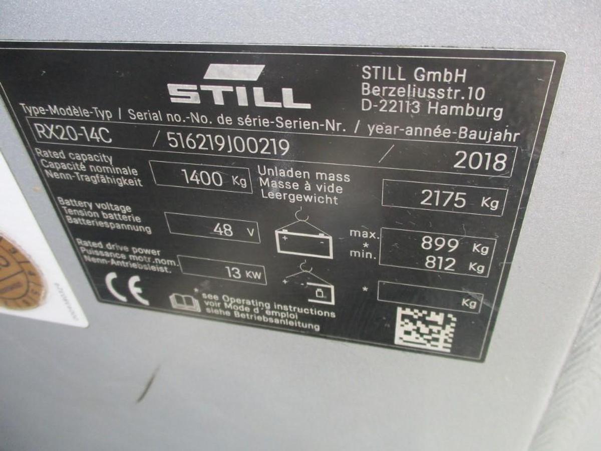 Refurbished 2018 STILL RX20-14C - 4812