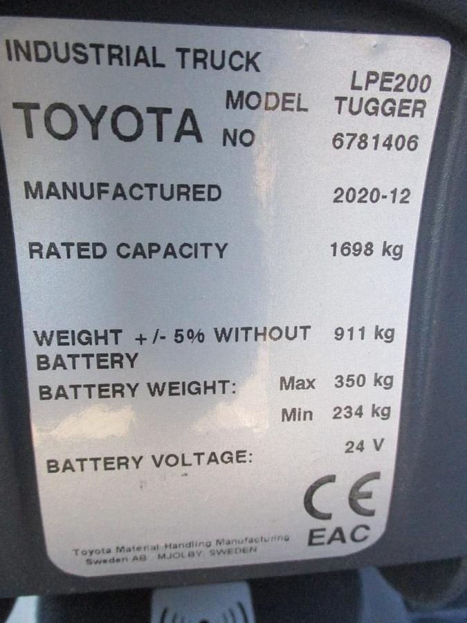 Refurbished 2020 TOYOTA LPE200 - 732