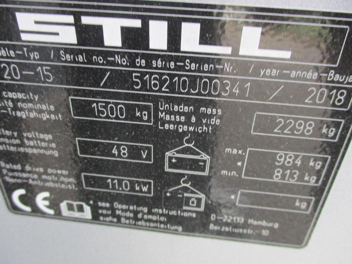 Refurbished 2018 STILL RX20-15 - 4718
