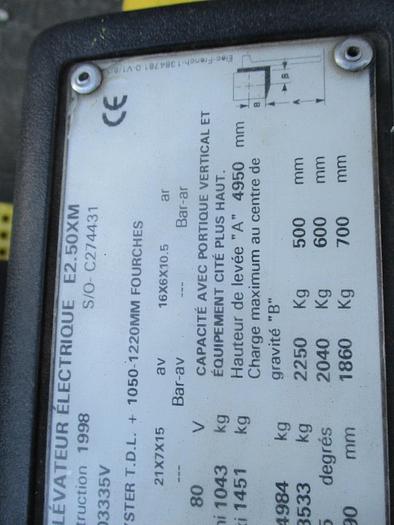 Refurbished 1998 HYSTER E2.50 XM