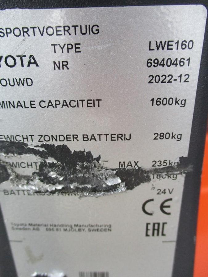 Refurbished 2022 TOYOTA LWE160 - 518