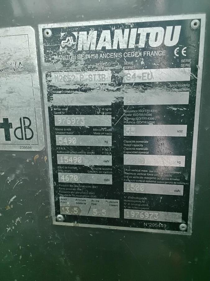 Refurbished 2017 MANITOU M26-2 P ST3B S4-EU