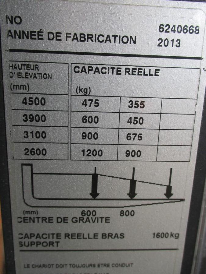 Refurbished 2013 CESAB S212L - 924