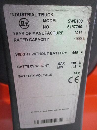 Refurbished 2011 BT SWE 100 - 1328