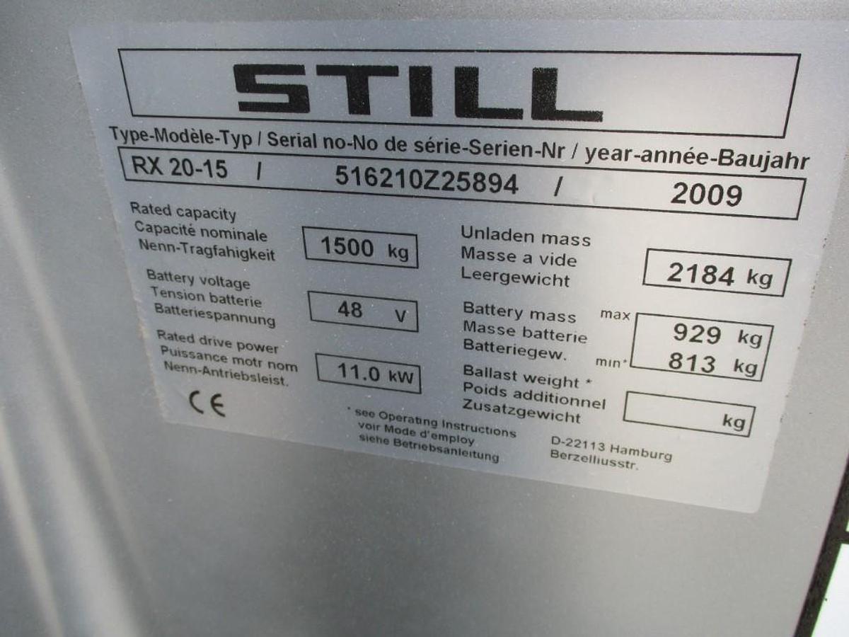 Refurbished 2009 STILL RX20-15 - 10018