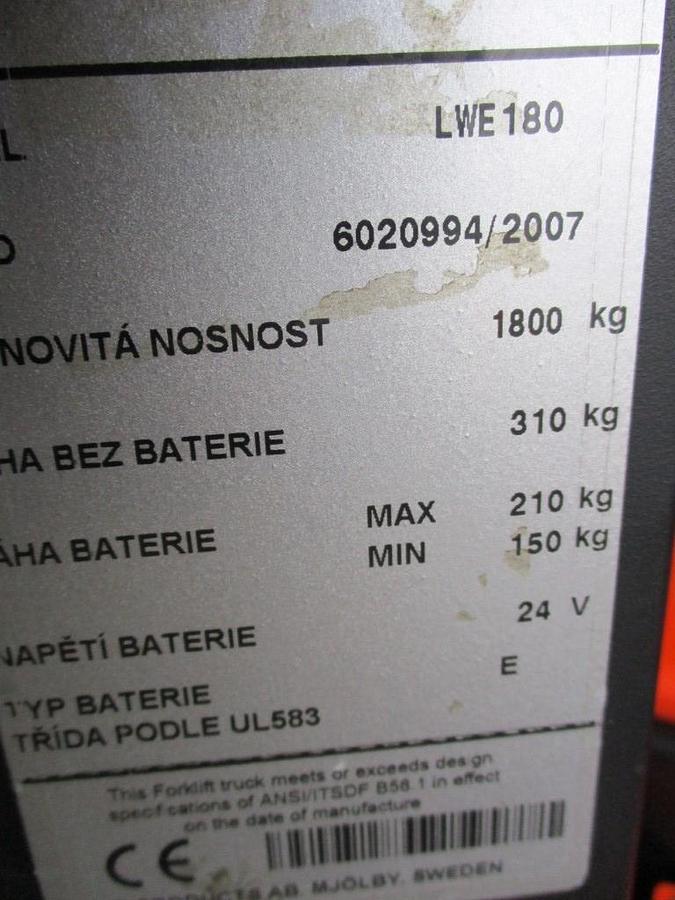 Refurbished 2007 BT LWE160 - 852