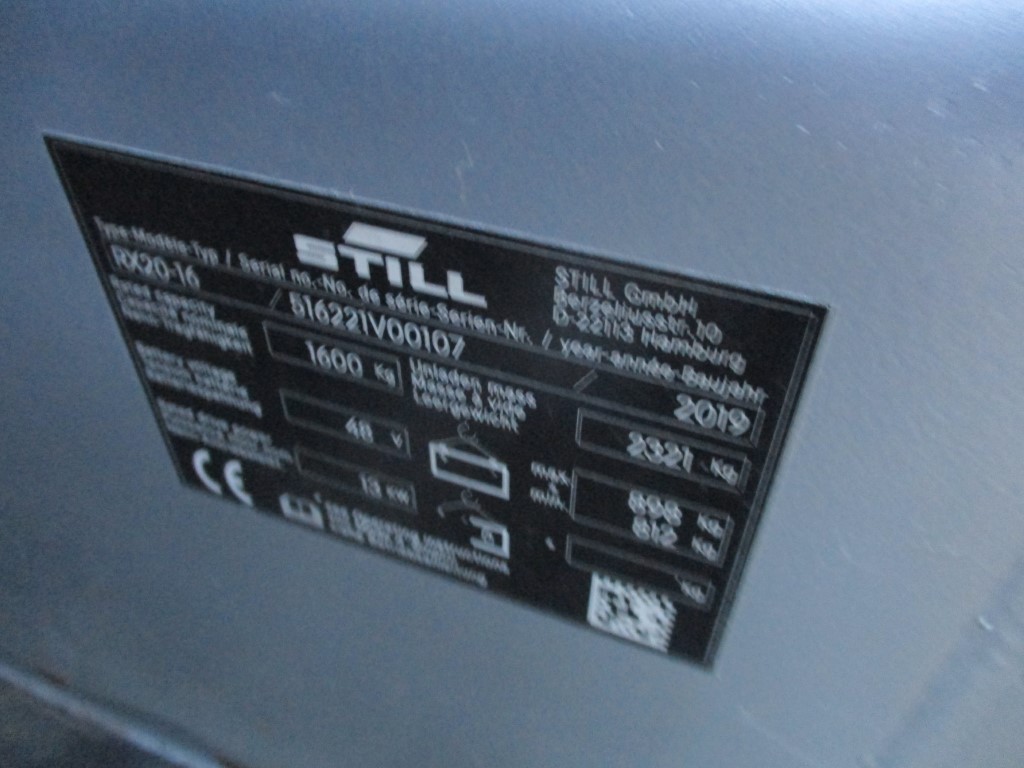 Refurbished 2019 STILL RX20-16 - 9691