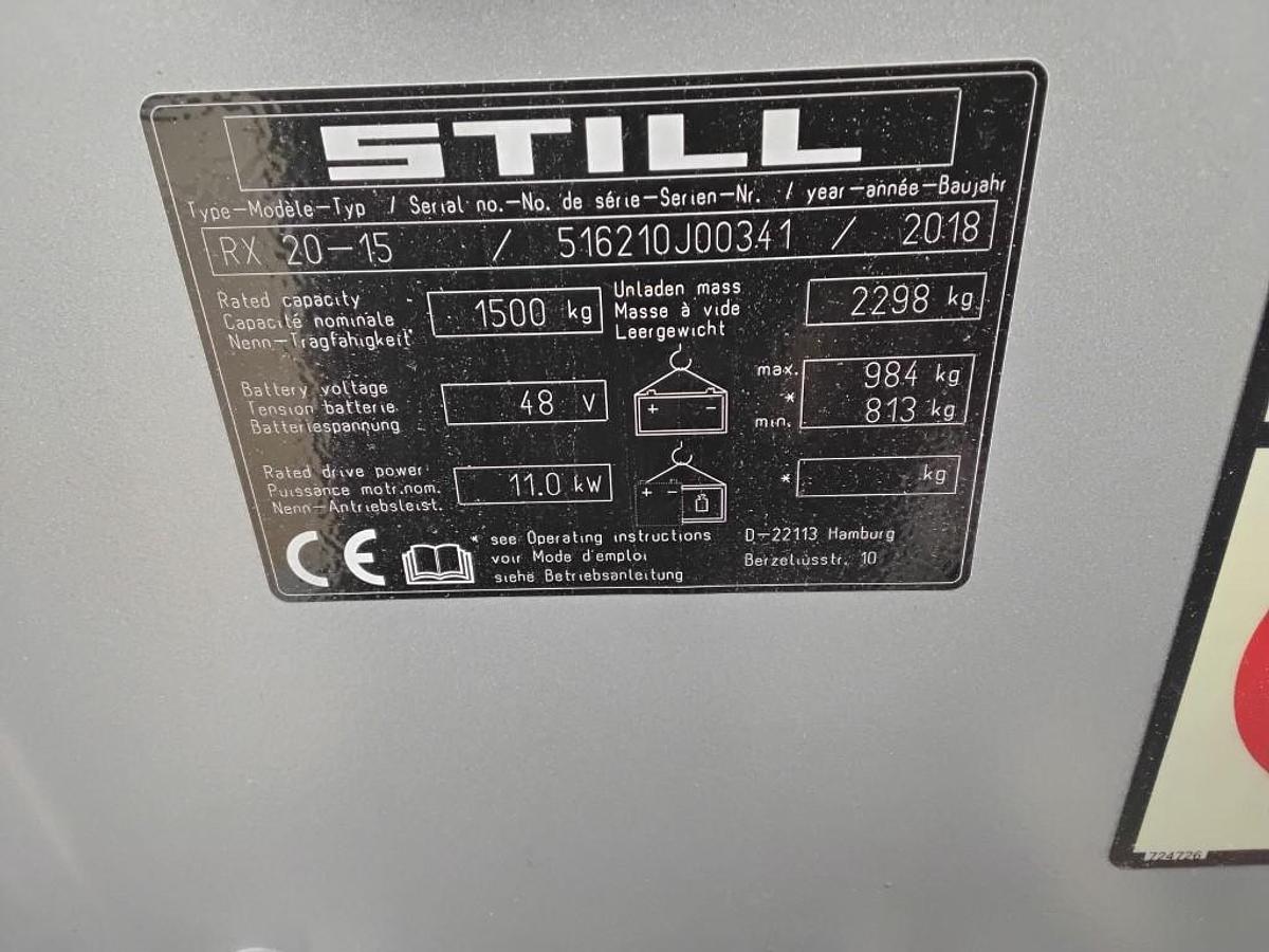 Refurbished 2018 STILL RX20-15 - 4717