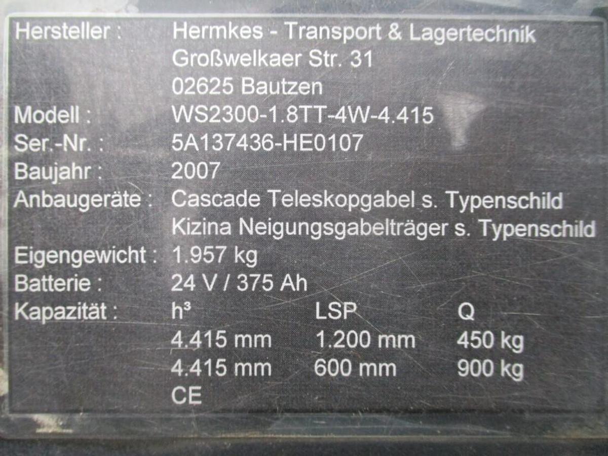 Refurbished 2007 Crown WS2300 18TT 4W