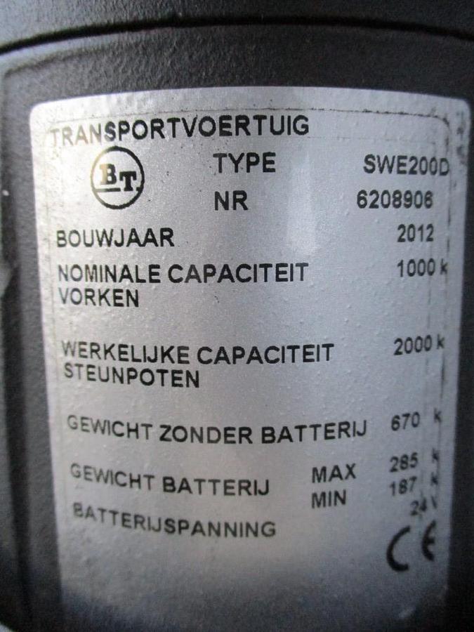 Refurbished 2012 BT SWE 200D