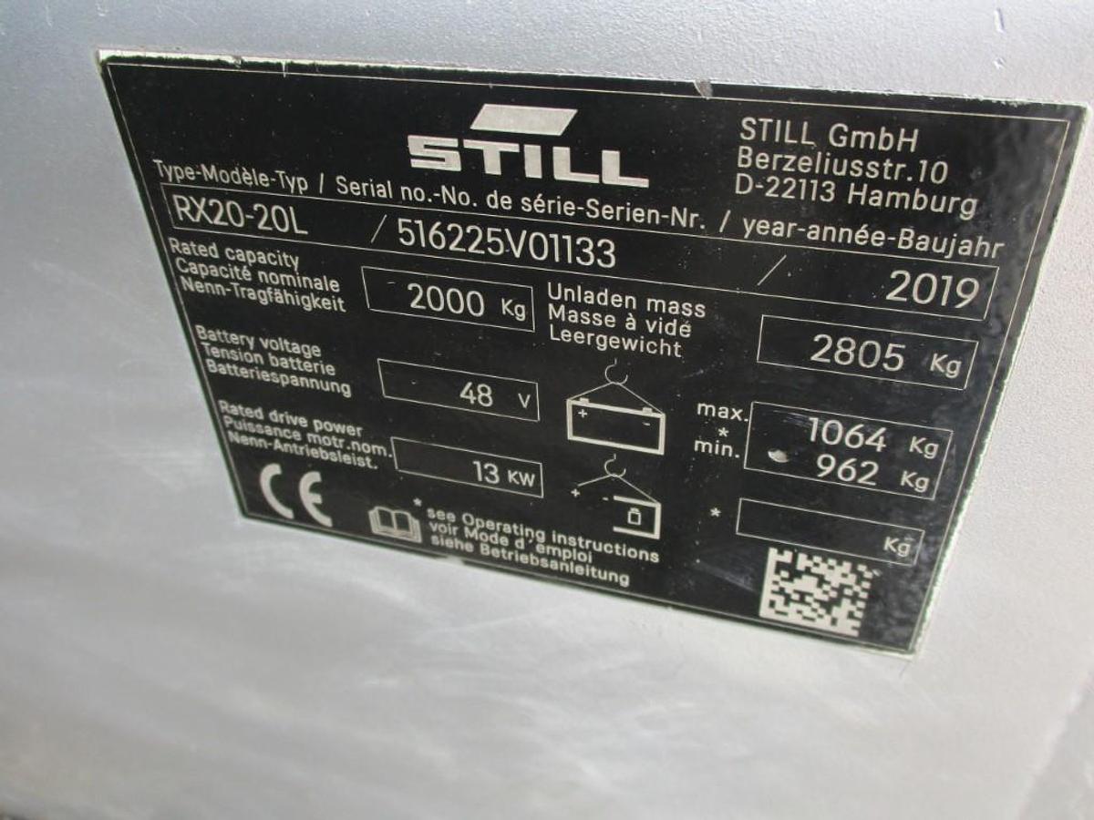 Refurbished 2019 STILL RX20-20L - 13865
