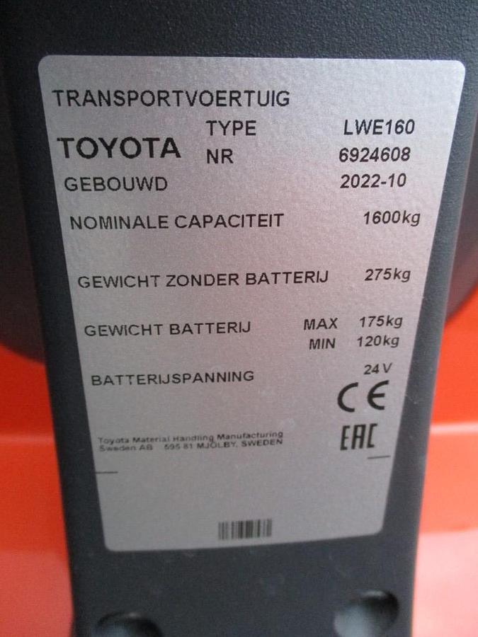 Refurbished 2022 TOYOTA LWE160 - 000