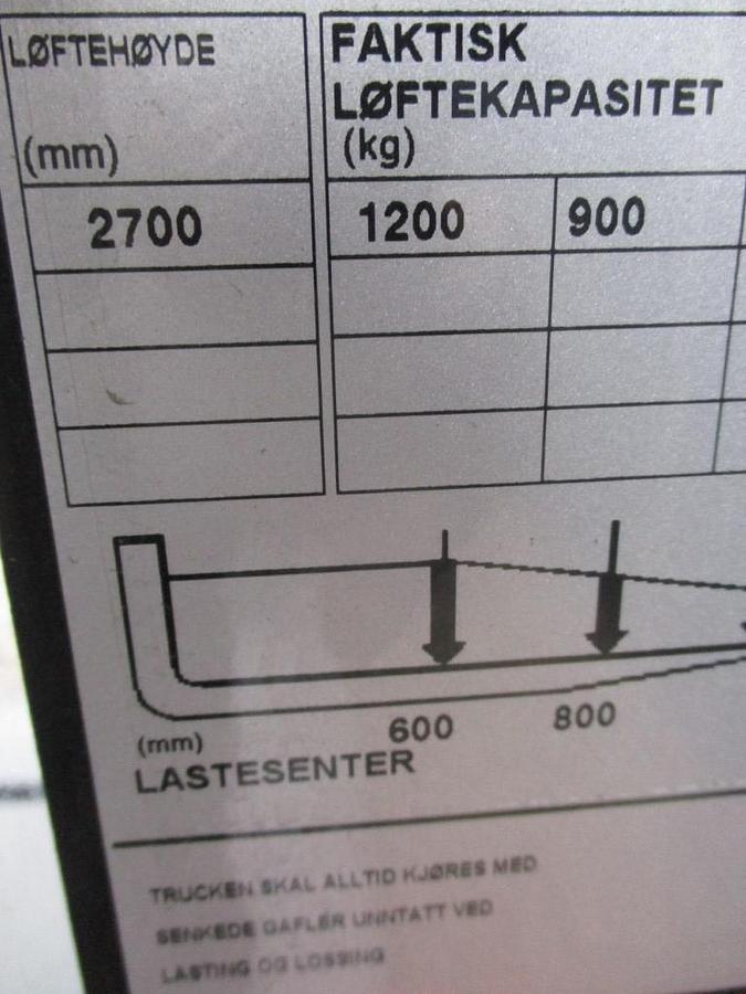 Refurbished 2012 TOYOTA BT SWE120 - 842