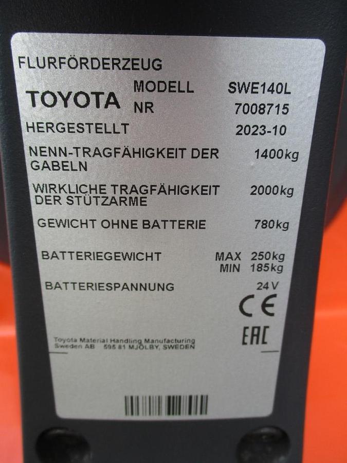 Refurbished 2018 TOYOTA SWE140L - 260
