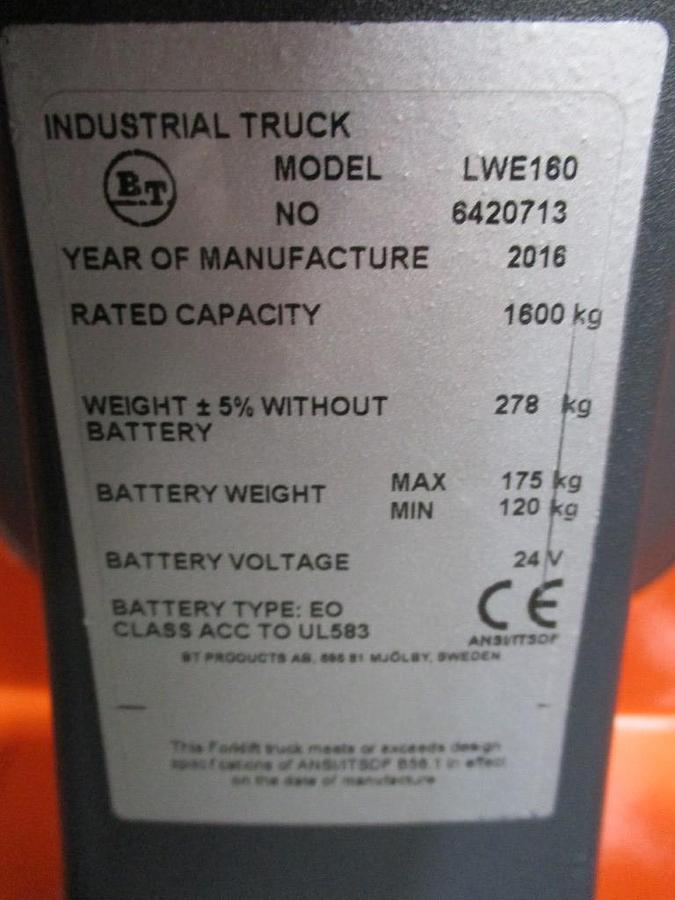 Refurbished 2016 TOYOTA LWE160 - 777