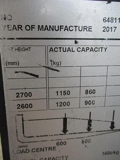 Refurbished 2016 BT SWE 120L - 2110