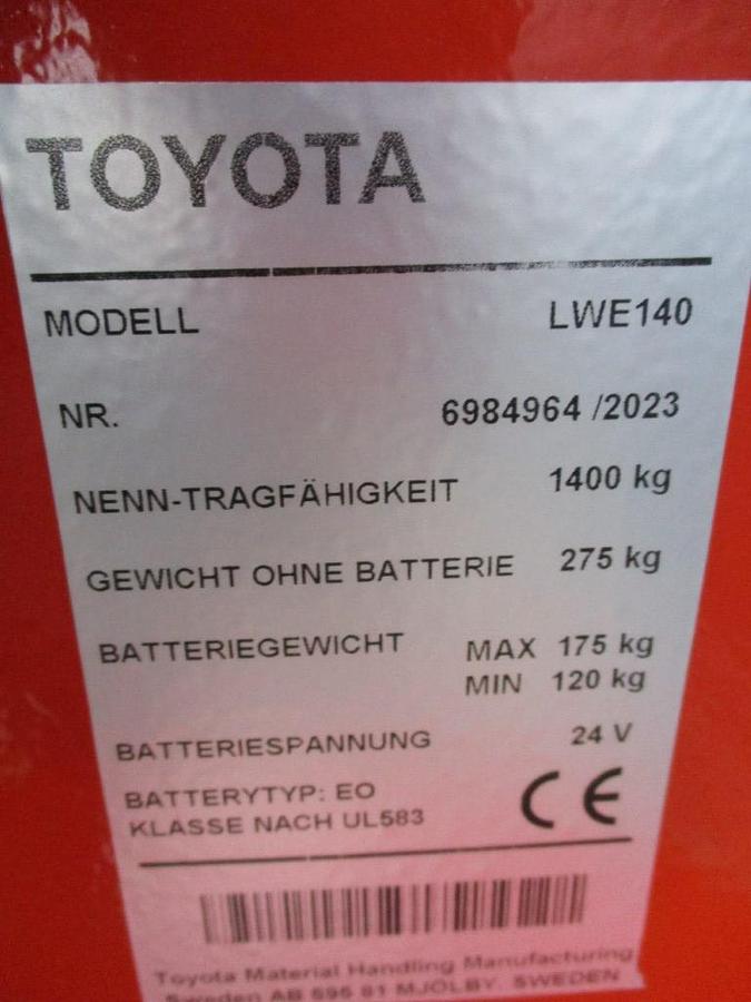 Refurbished 2023 TOYOTA LWE 140