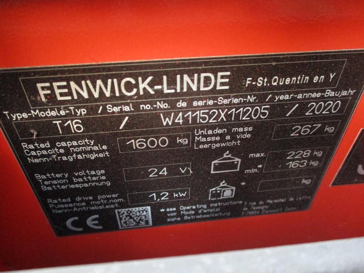 Refurbished 2020 Linde T16 - 1776