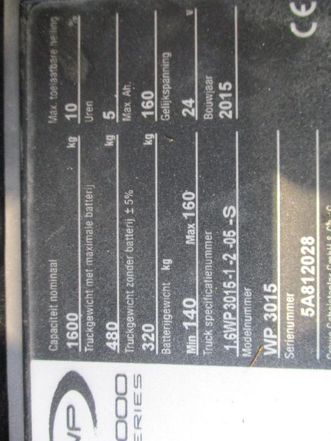 Refurbished 2015 Crown WP3015 - 26