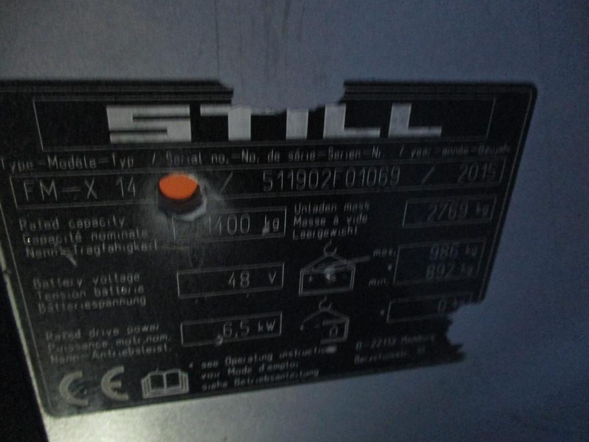 Refurbished 2015 STILL FM X14