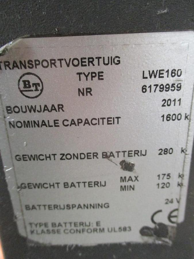 Refurbished 2011 BT LWE160 - 797