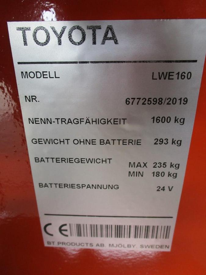 Refurbished 2019 TOYOTA LWE160 - 954