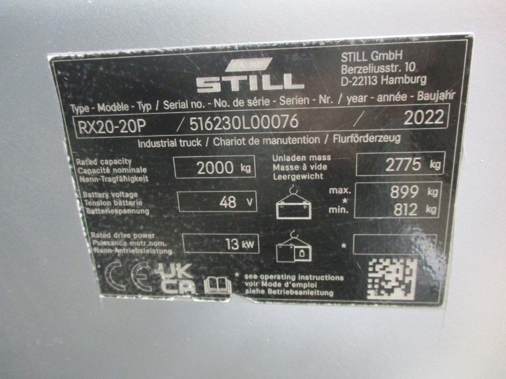 Refurbished 2022 STILL RX20-20P - 7679