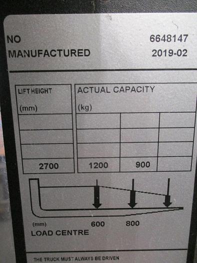 Refurbished 2017 BT SWE 120 - 1274