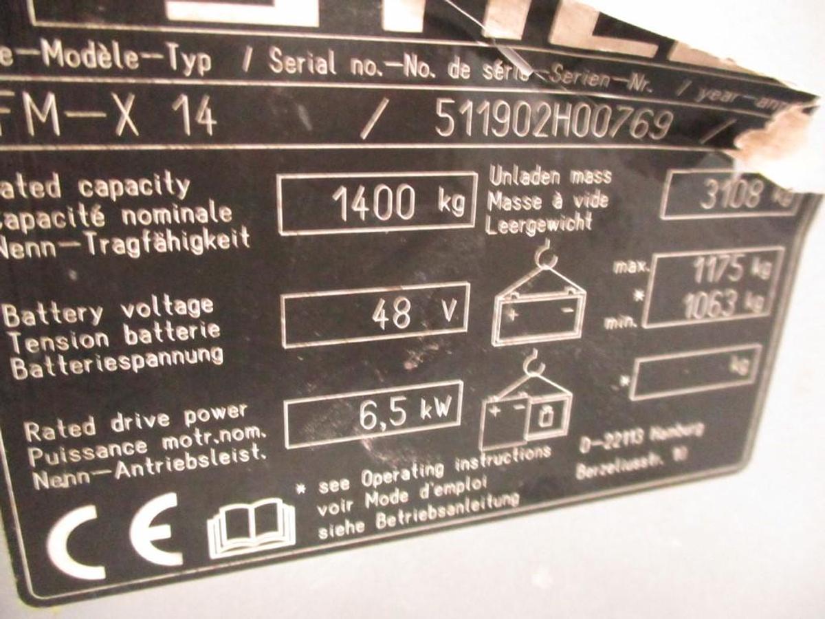 Refurbished 2017 STILL FM X14 - 7413