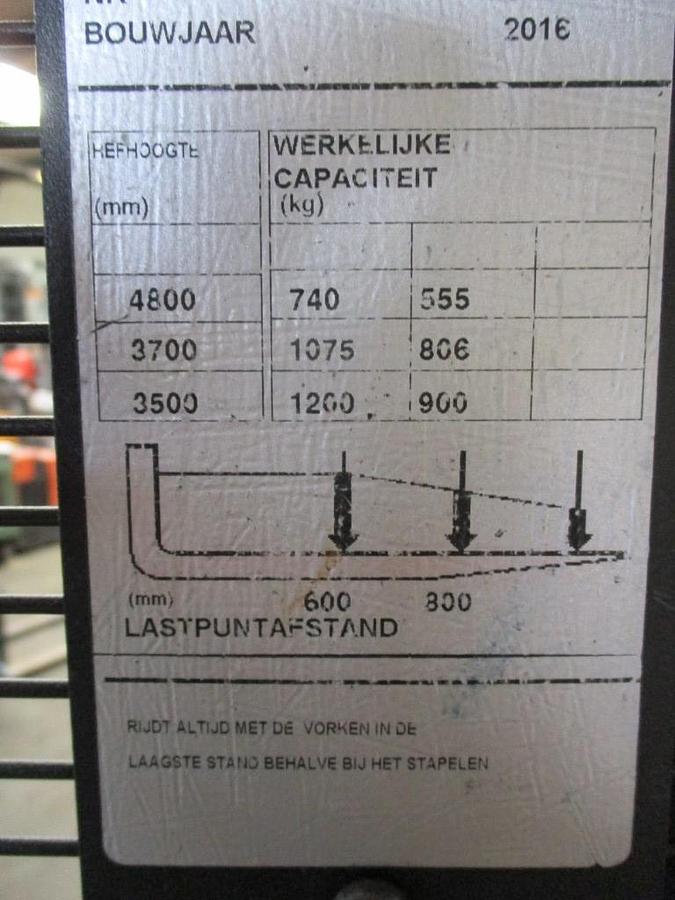 Refurbished 2016 TOYOTA SPE120 triplex - 2563
