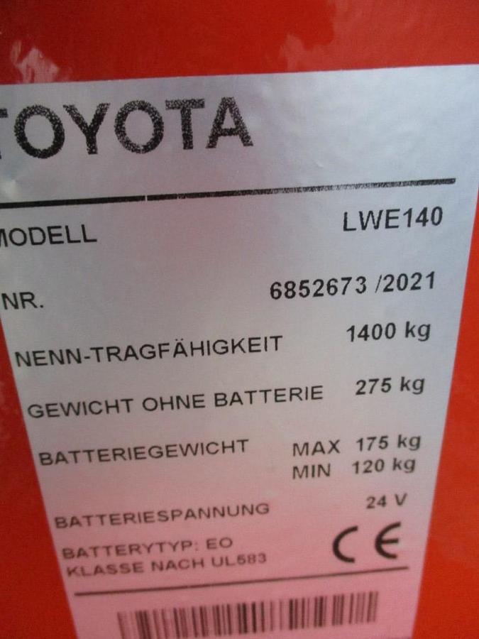 Refurbished 2021 TOYOTA LWE140