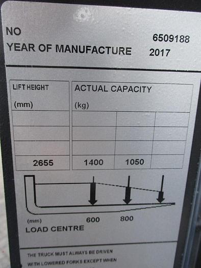 Refurbished 2017 BT SWE 140 - 1244