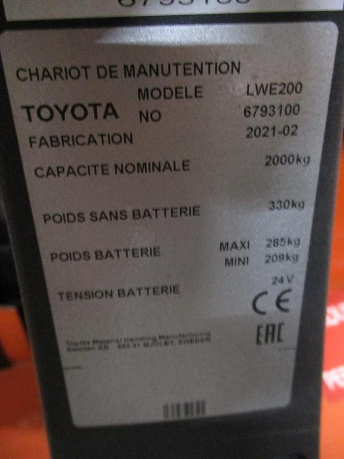 Refurbished 2021 TOYOTA LWE200 - 616