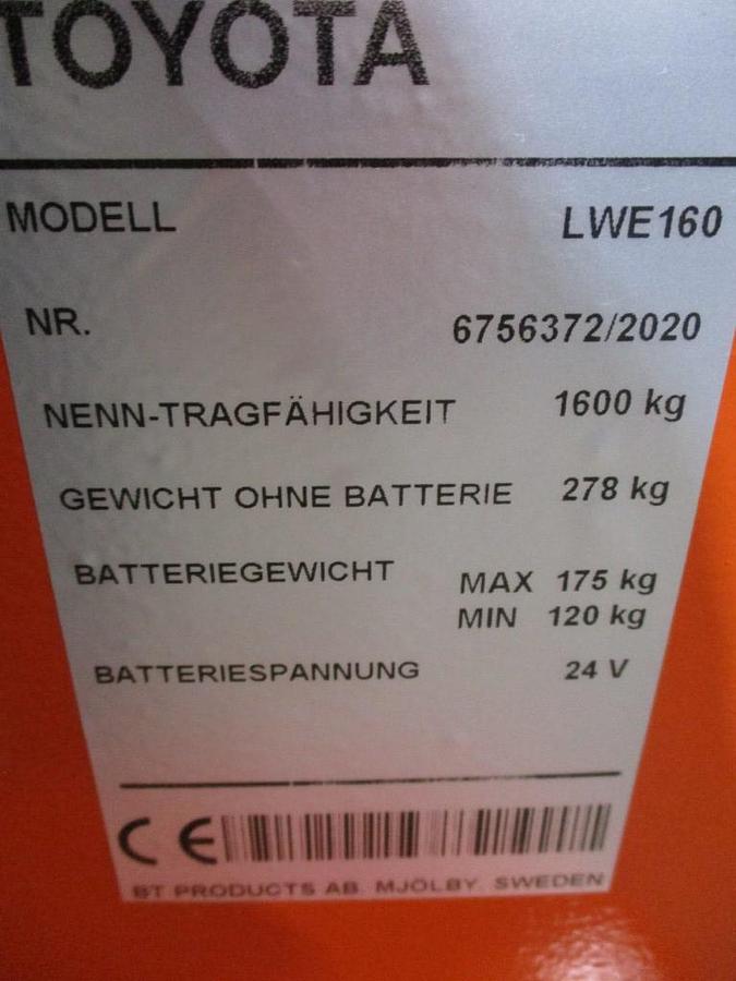 Refurbished 2020 TOYOTA LWE160 - 954