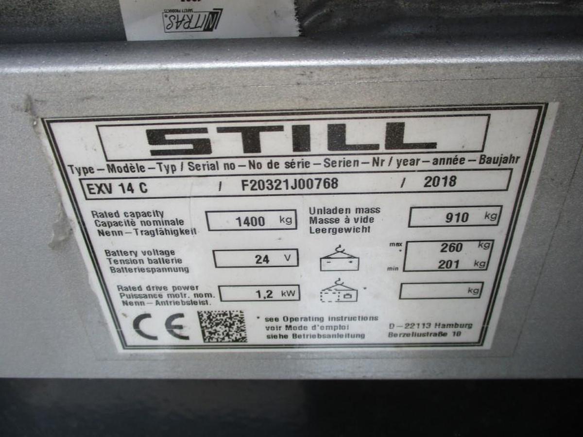 Refurbished 2018 STILL EXV 14C - 688