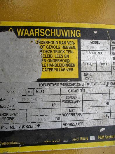 Refurbished 2000 Caterpillar F30