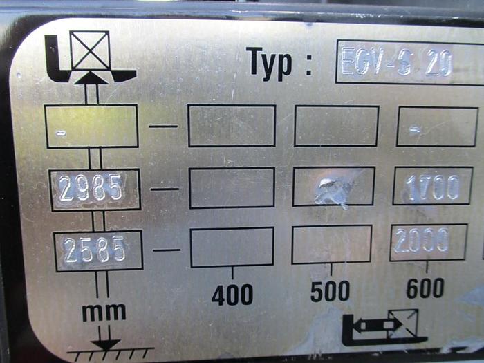 Used 2015 STILL EGV-S20