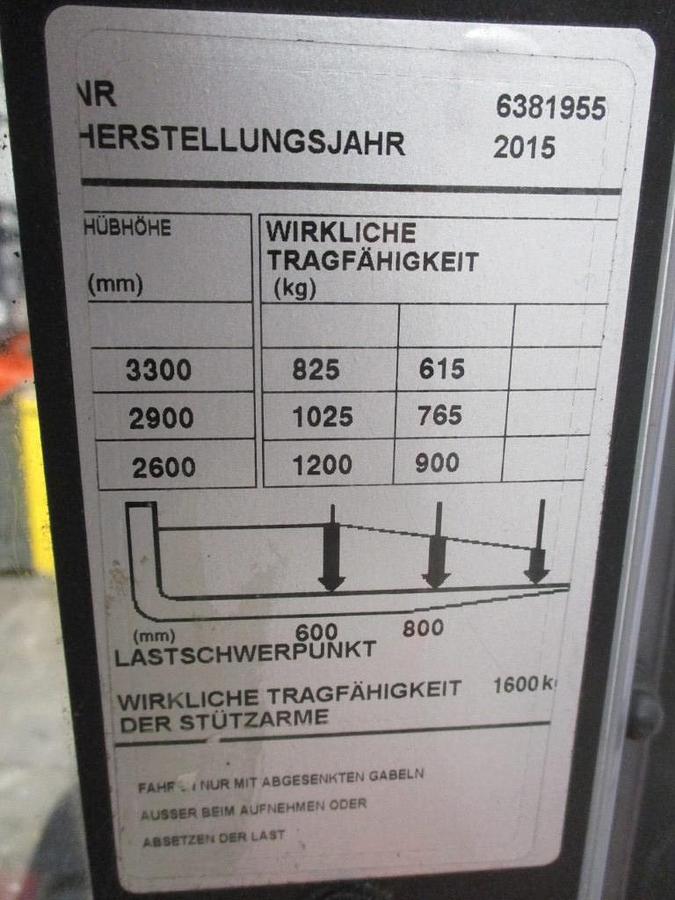 Refurbished 2015 TOYOTA BT SWE 120L - 1437